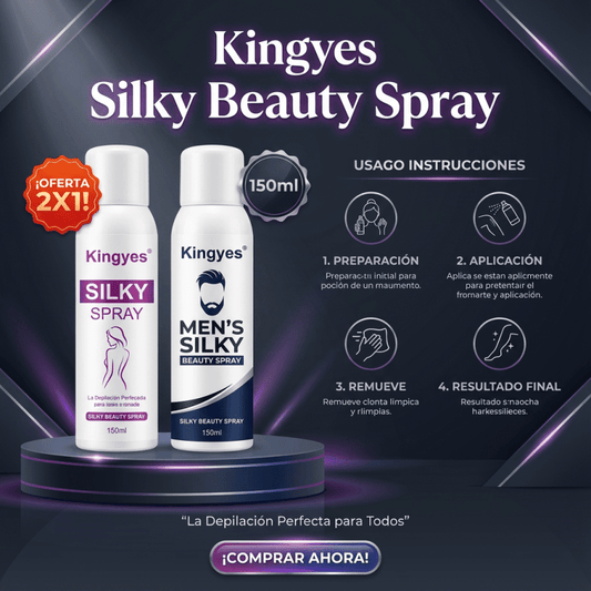 2X1 IMPORTADO Kingyes™ Silky Beauty Spray CERTIFICADO Y GARANTÍA (PRODUCTO ORIGINAL) – Depilación rápida y suave sin dolor - Inversiones Alkosto