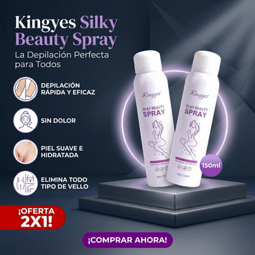 2X1 IMPORTADO Kingyes™ Silky Beauty Spray CERTIFICADO Y GARANTÍA (PRODUCTO ORIGINAL) – Depilación rápida y suave sin dolor - Inversiones Alkosto