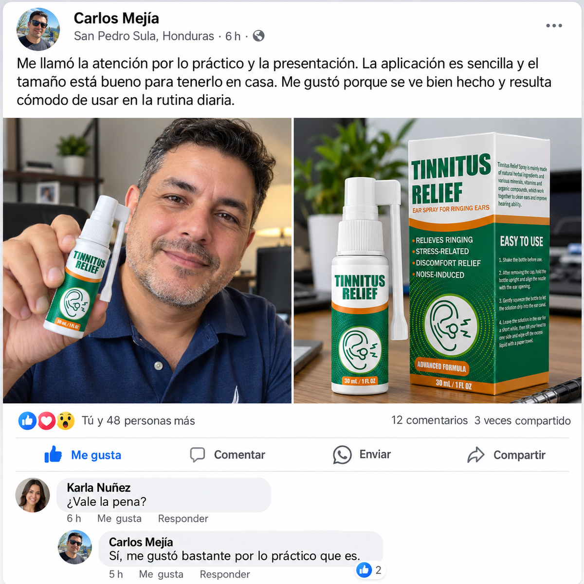 EAR BALANCE™ – Fórmula Herbal de Bienestar Auditivo