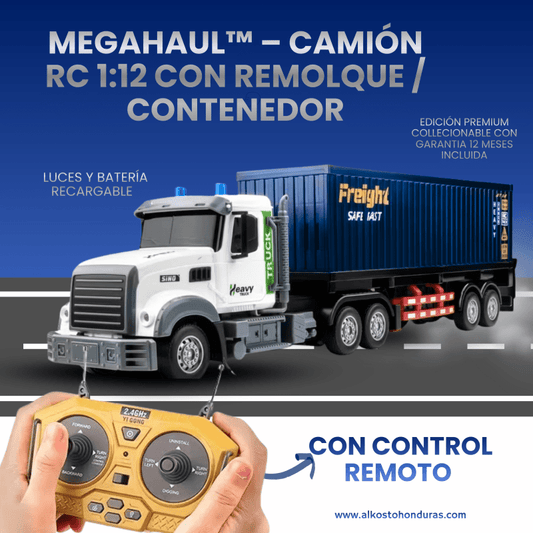 Camión RC Container Pro™ – Control Remoto con Contenedor - Alkosto Honduras