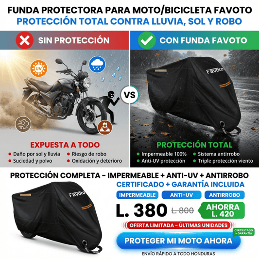 MotoShield Pro – Cobertor Impermeable Reflectante para Motocicleta amazon Certificado y con Garantia - Inversiones Alkosto