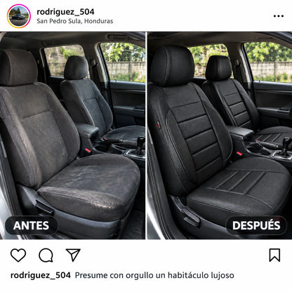 Fundas Premium Cuero  para asientos de carro universal -Garantia incluida
