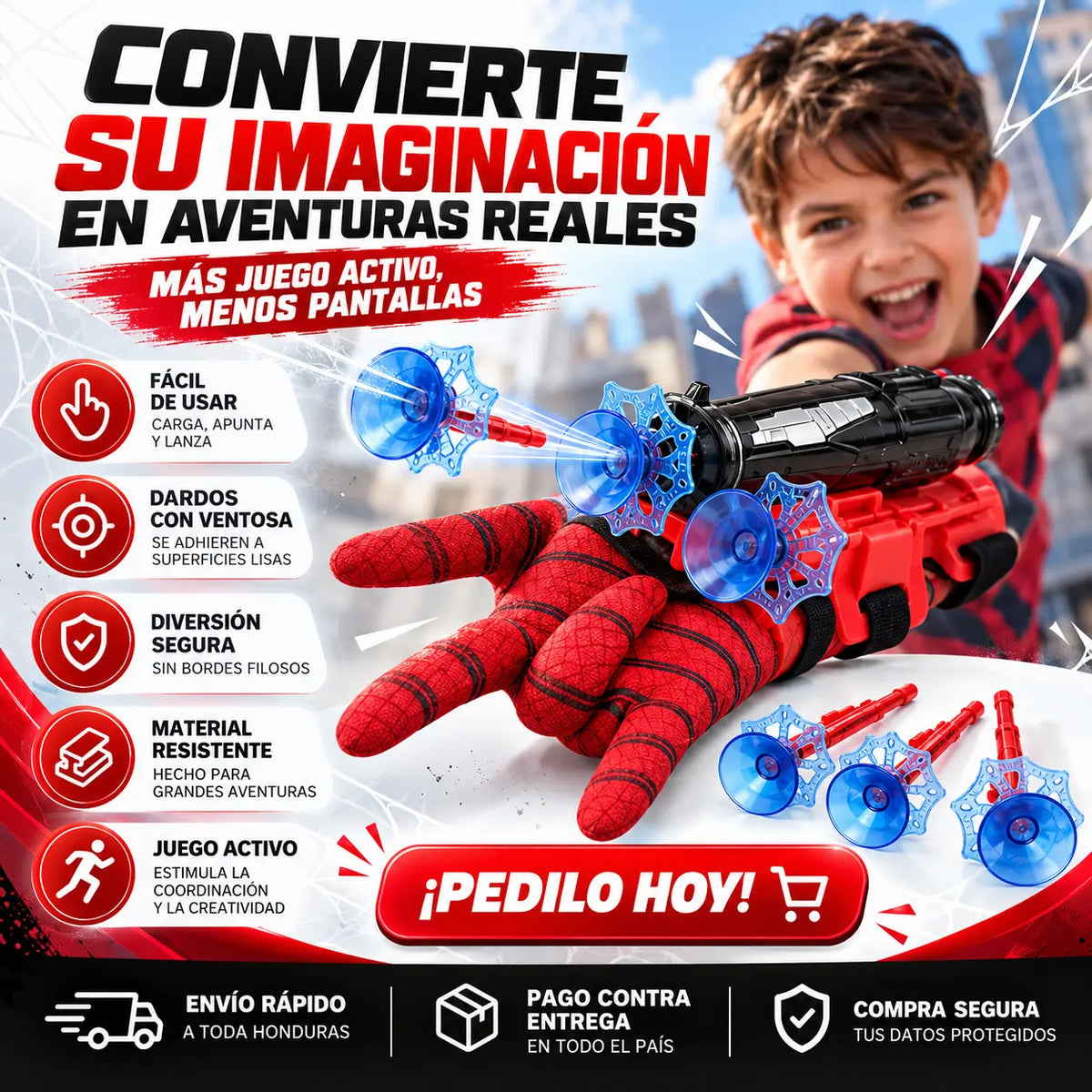 Guante Spiderman SpiderShot Hero™