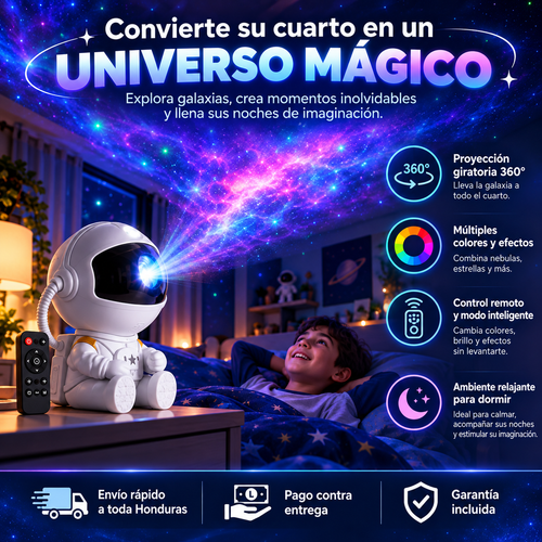 GalaxyDream Astro– Proyector de Estrellas Astronauta