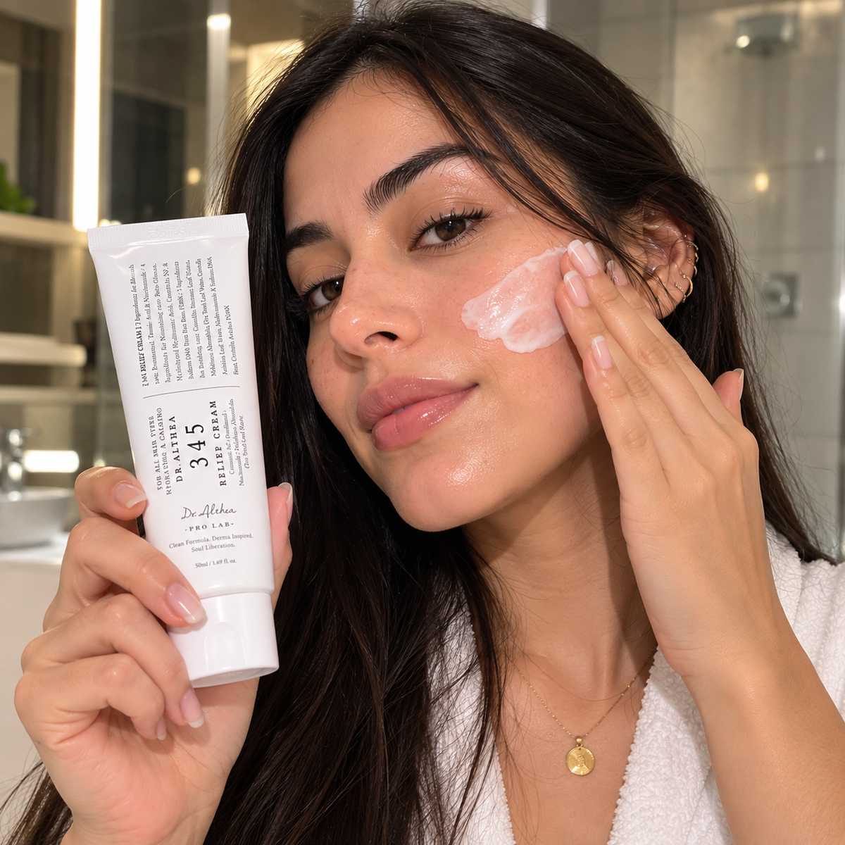 Dr. Althea 345 Relief Cream — Crema Coreana con Niacinamida que Unifica el Tono, Hidrata y Calma la Piel Sensible