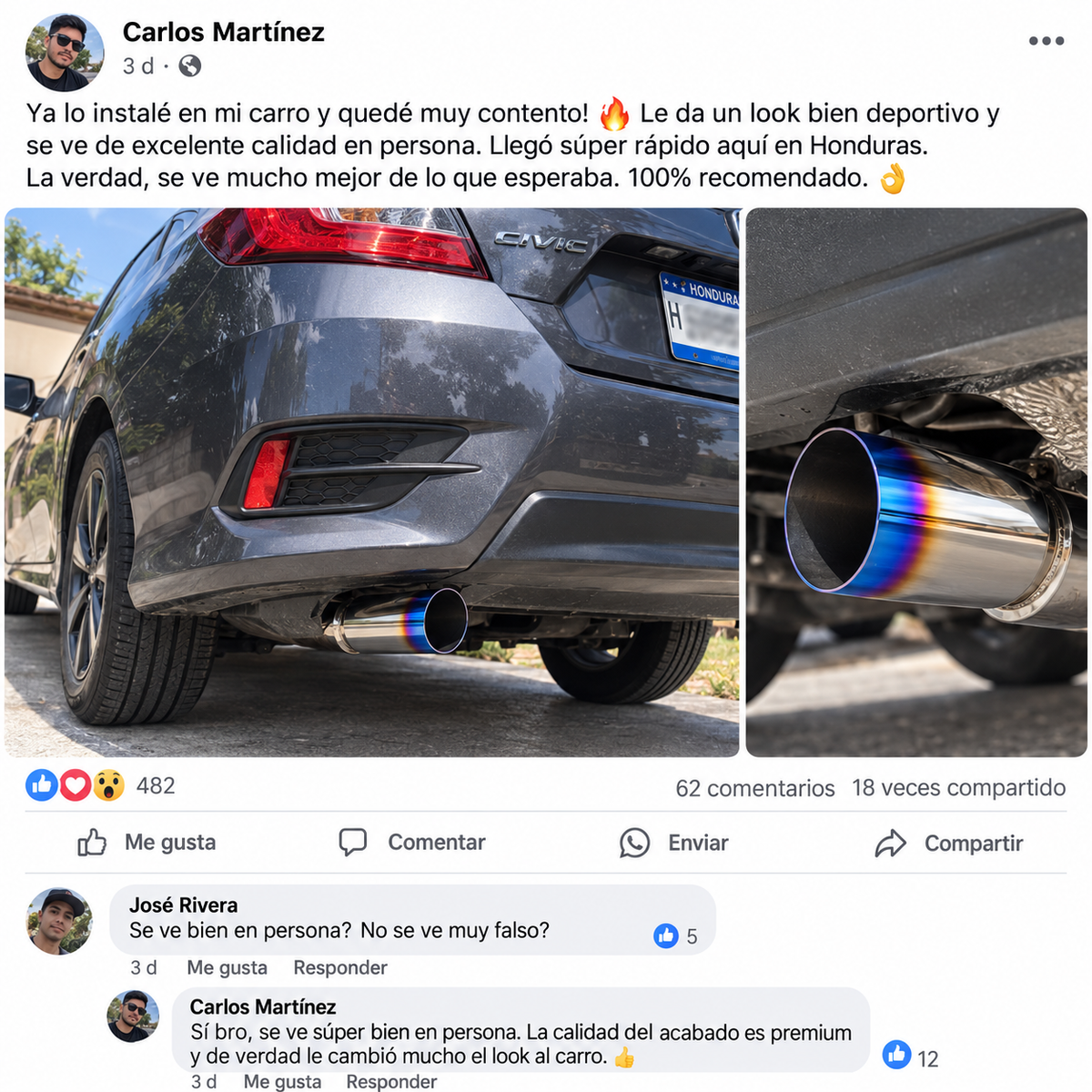 TurboTip Max | Acabado Cromado | Acero Inoxidable |