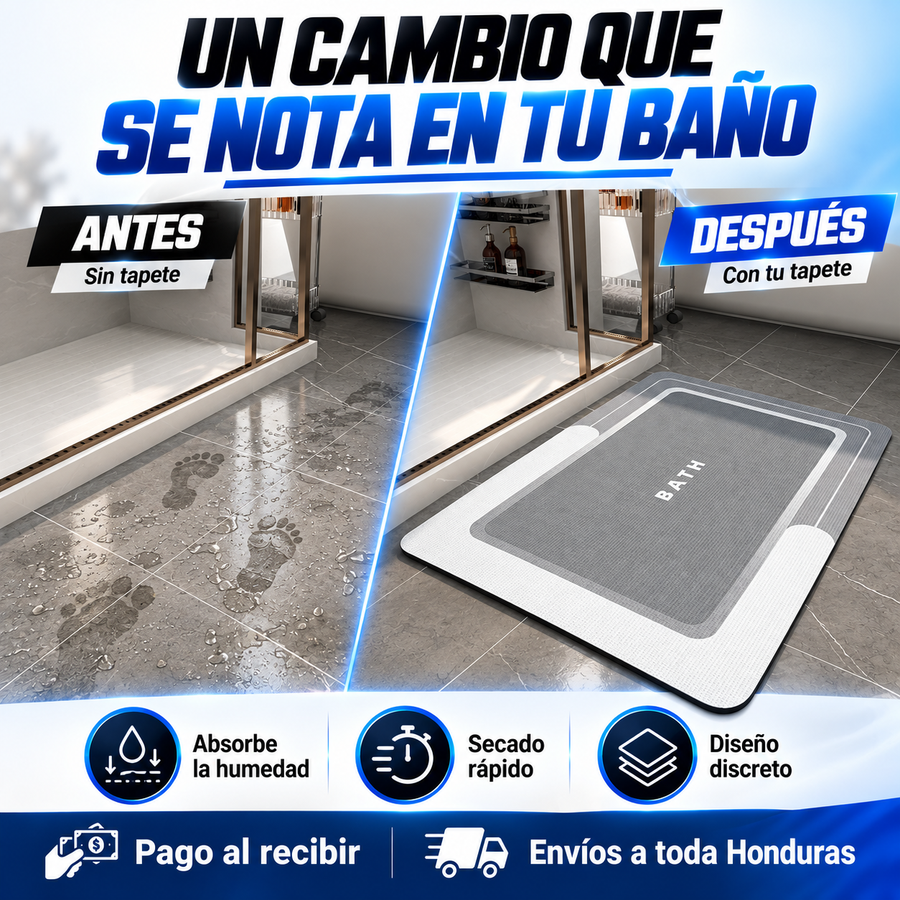 Tapete Mágico Súper Absorbente para Baño - imagen 2