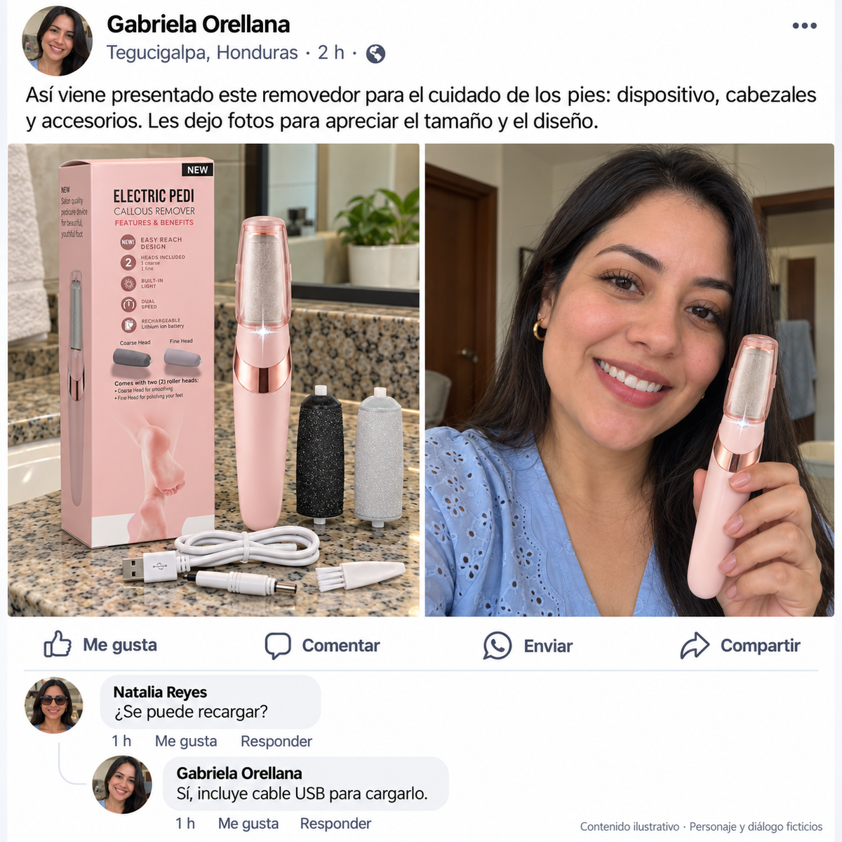 Removedor Eléctrico de Callos — ¡Pedicura Profesional en Casa sin Salón!