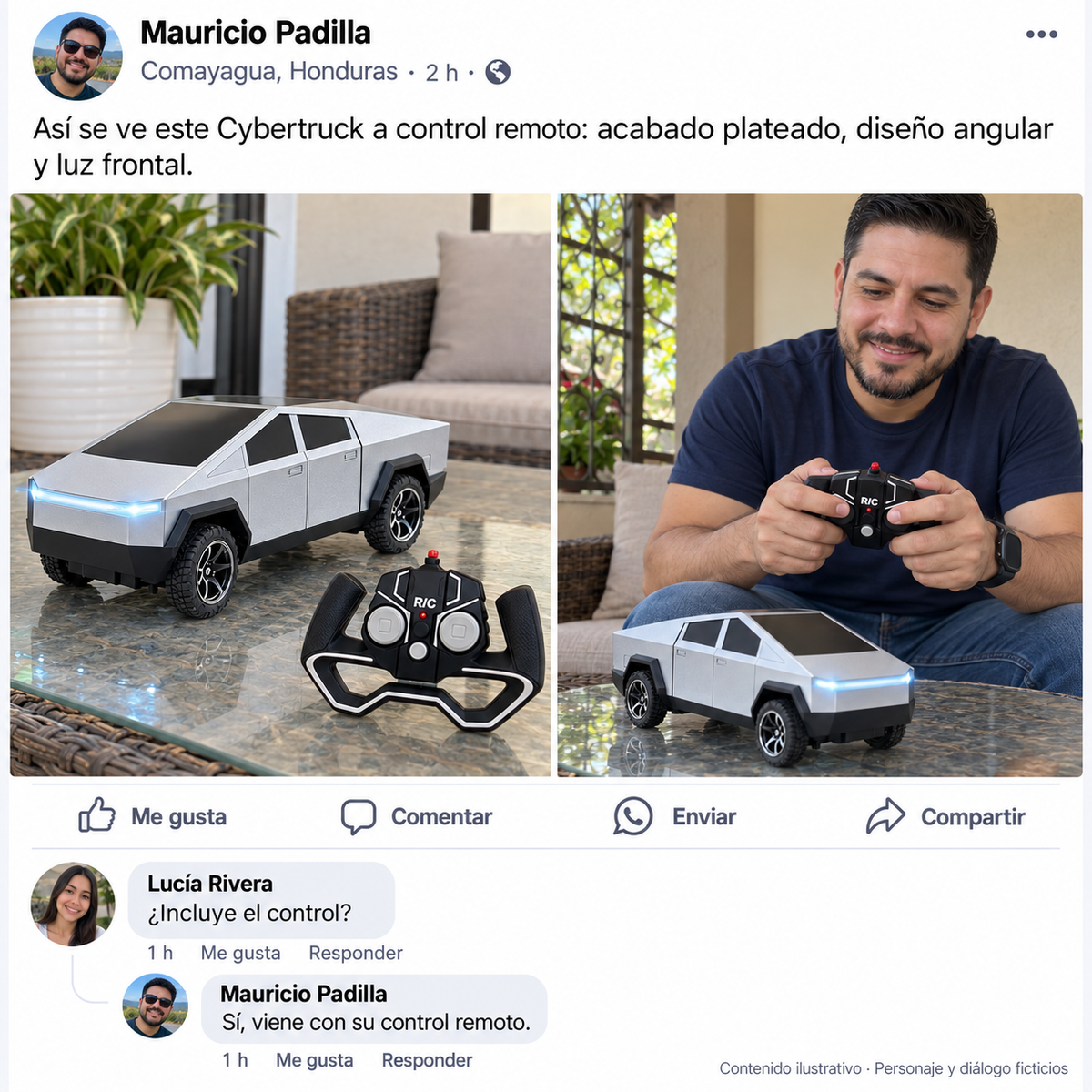 ORIGINAL Cybertruck 1:18 Escala Cybertruck Control Remoto -  + garantia 12 meses gratis The Official Tesla Shop/