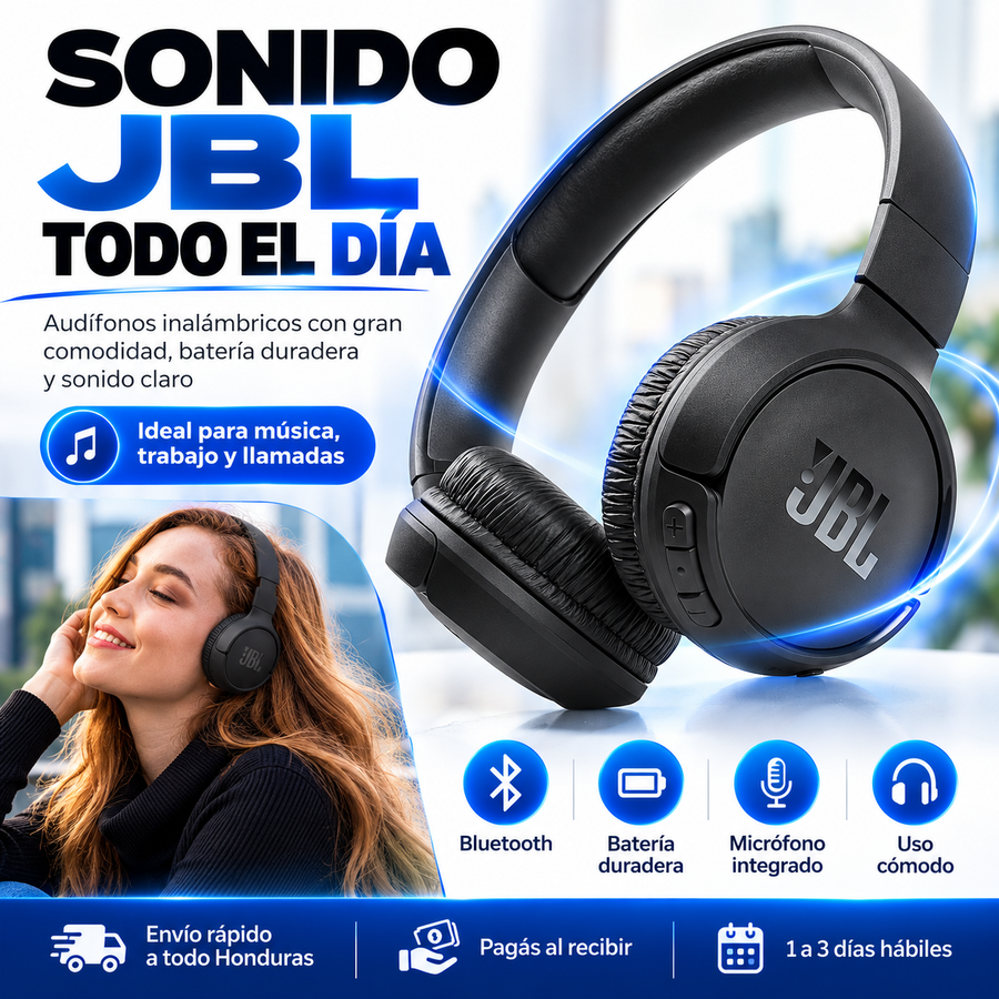 JBL Tune 720BT – Audífonos Inalámbricos con Sonido JBL Pure Bass - imagen 3
