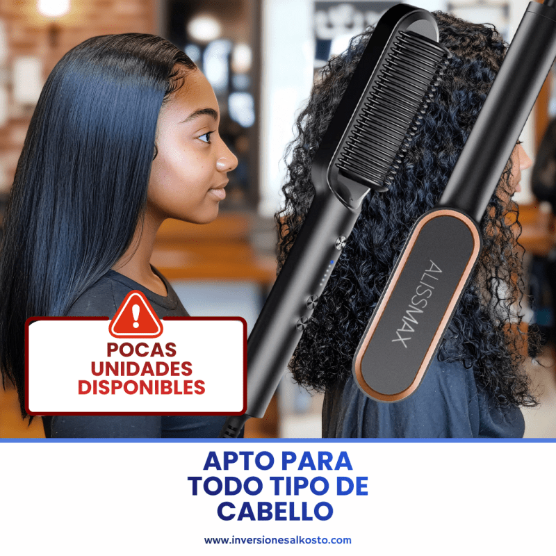 Cepillo Alisador Premium de Alta Temperatura con garantía - INVERSIONES ALKOSTO