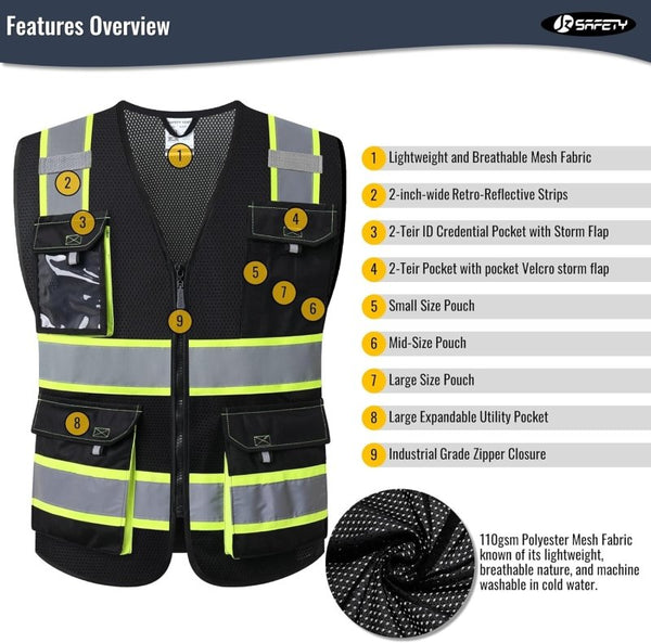 Chaleco Reflectante Visible para Mujeres Activas