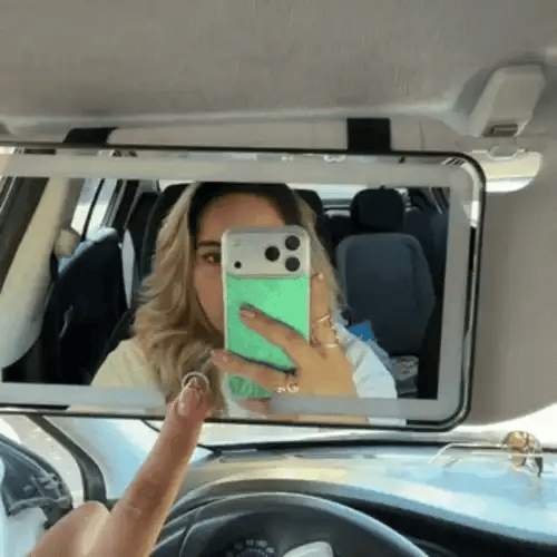 Espejo LED para Visera — ¡Maquillate Perfecta en tu Carro!