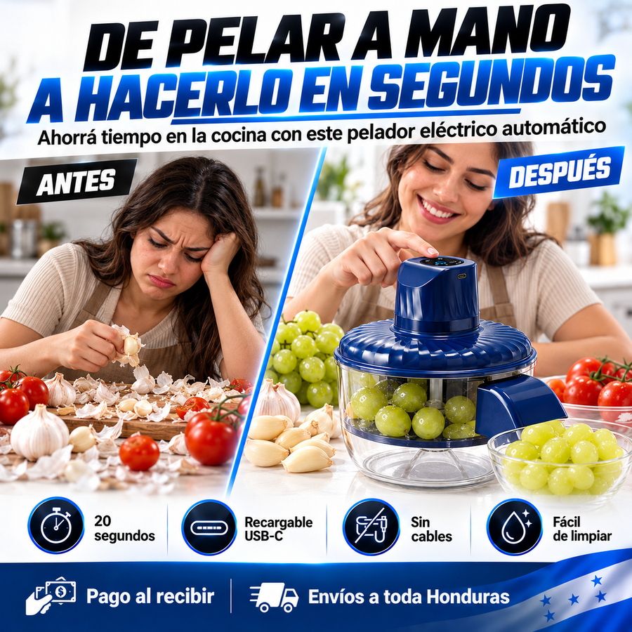 PeelEase Pro™ — Pelador Eléctrico de Frutas + Garantia - imagen 3