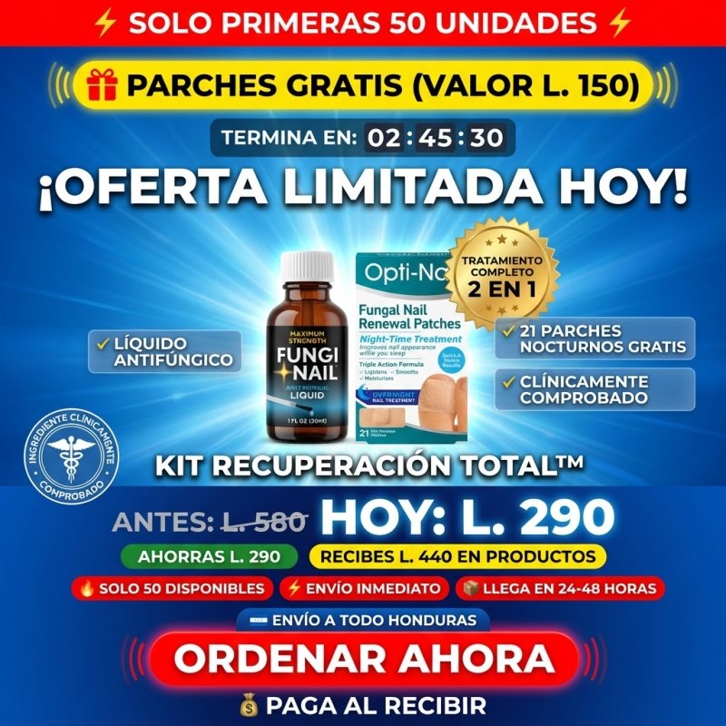 KIT RECUPERACIÓN TOTAL™ Sistema Profesional 2 en 1 para Uñas Dañadas y con Hongos Onicomicos GARANTÍA Y CERTIFICACIÓN MEDICA INCLUIDA - Inversiones Alkosto
