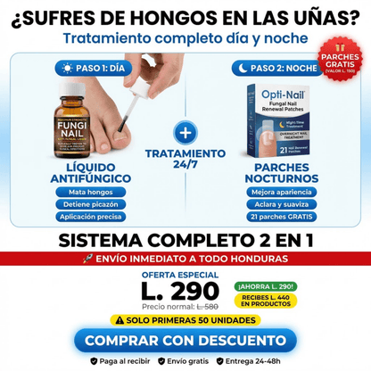 KIT RECUPERACIÓN TOTAL™ Sistema Profesional 2 en 1 para Uñas Dañadas y con Hongos Onicomicos GARANTÍA Y CERTIFICACIÓN MEDICA INCLUIDA - Inversiones Alkosto