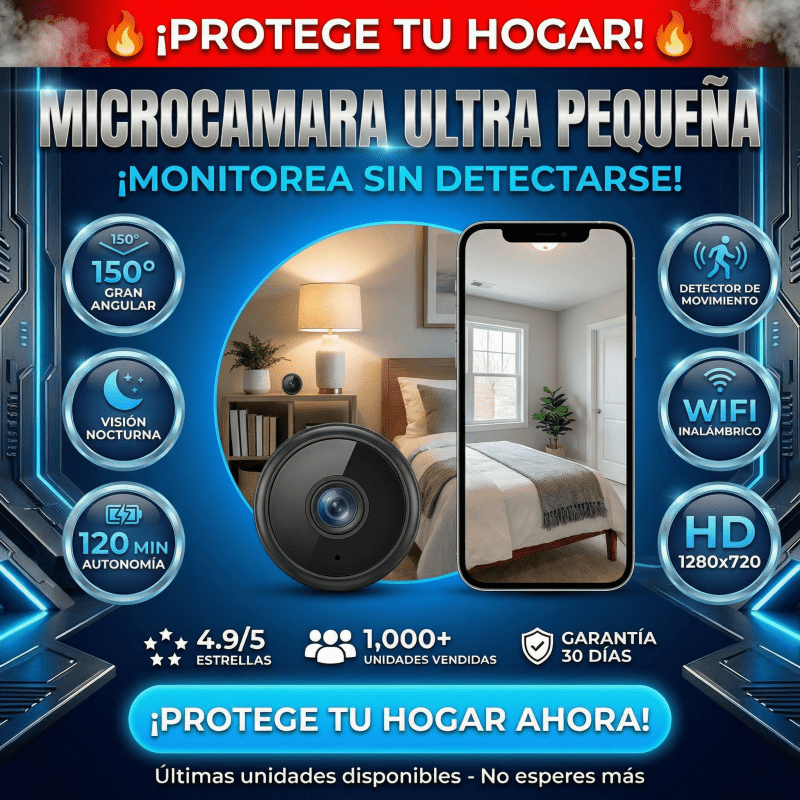 Mini Cámara Espía SpyVision™ - Inversiones Alkosto