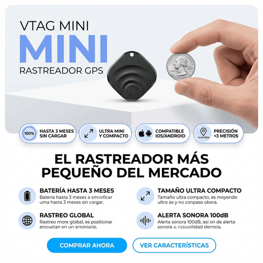 Mini Rastreador Inteligente – GARANTÍA 12 MESES Y CERTIFICADO CON ETIQUETA INTELIGENTE - Inversiones Alkosto