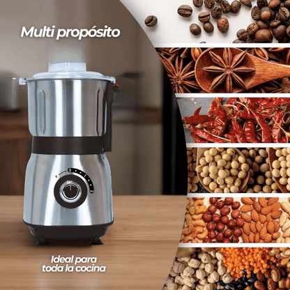 MOLINO ELÉCTRICO DE ACERO INOXIDABLE (GRANOS / MAÍZ / Y MAS ) MAS GARANTIA INCLUIDA - Inversiones Alkosto