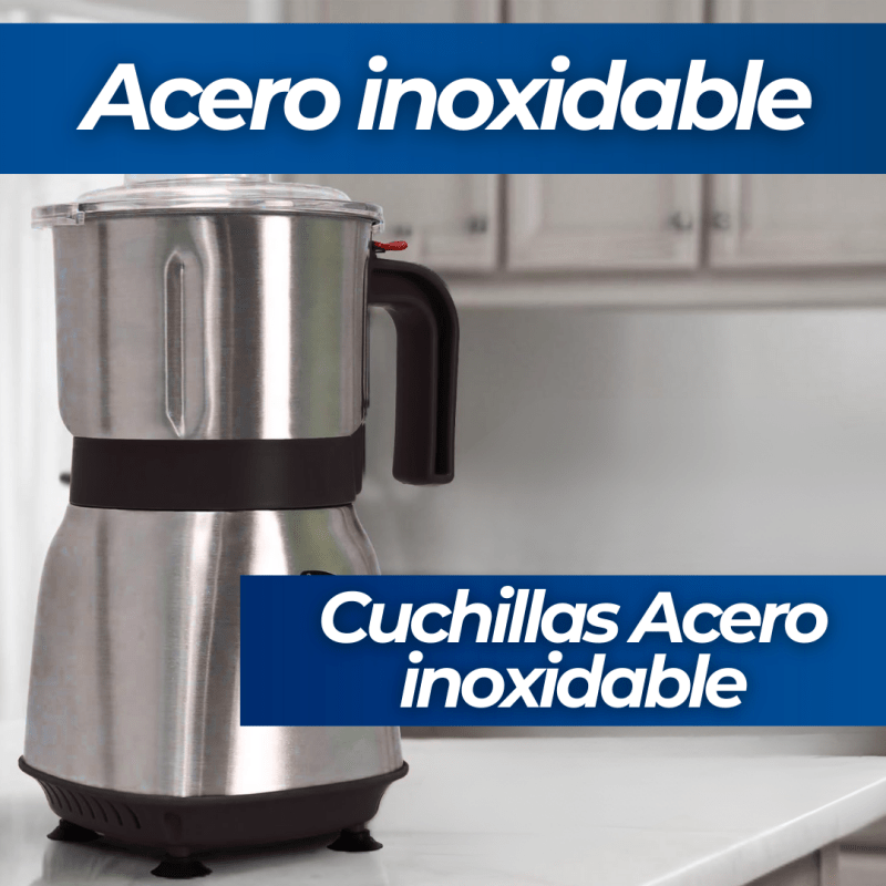 MOLINO ELÉCTRICO DE ACERO INOXIDABLE (GRANOS / MAÍZ / Y MAS ) MAS GARANTIA INCLUIDA - Inversiones Alkosto