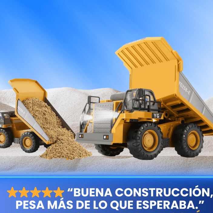 PowerDump™ – Camión Volcador RC Metálico Edición Premium Coleccionable CON 12 MESES DE GARANTIA - Alkosto Honduras