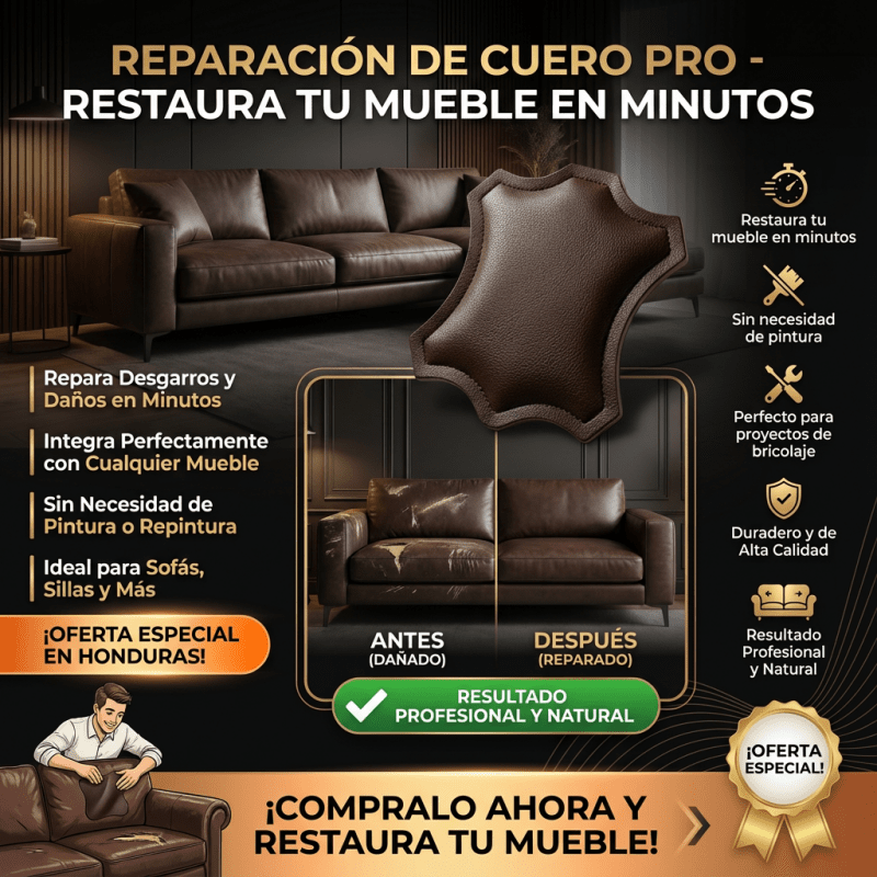 ROLLO REPARADOR DE CUERO PRO™ CON GARANTÍA Y CERTIFICACIÓN - Inversiones Alkosto