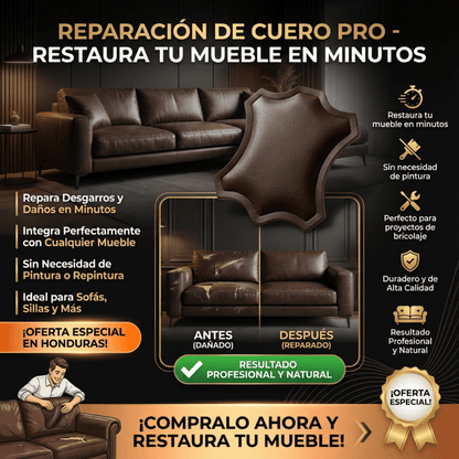 ROLLO REPARADOR DE CUERO PRO™ CON GARANTÍA Y CERTIFICACIÓN - Inversiones Alkosto