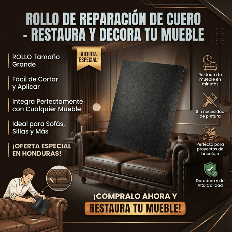 ROLLO REPARADOR DE CUERO PRO™ CON GARANTÍA Y CERTIFICACIÓN - Inversiones Alkosto