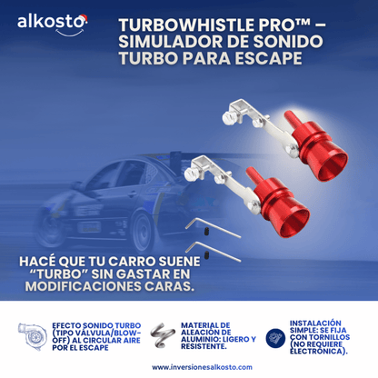 TurboWhistle Pro™ – Simulador de Sonido Turbo para Escape - INVERSIONES ALKOSTO