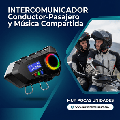 Y30 Wireless Helmet Headset – Intercomunicador Bluetooth para Casco IP65 - Inversiones Alkosto